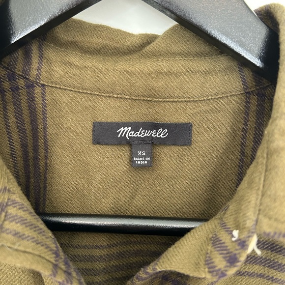 Madewell Flannel Oversized Ex-Boyfriend Tunic Shirt in Windowpane - Picture 11 of 13